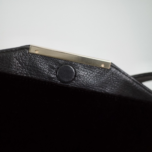 Juicy Couture Black Velour Faux Leather Handbag/Sachet YHRU3270 - Picture 12 of 16